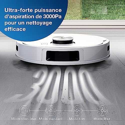 Dulkių siurblys - robotas Ecovacs DEEBOT T9, Baltas