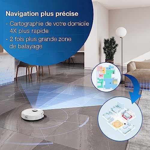 Dulkių siurblys - robotas Ecovacs DEEBOT T9, Baltas