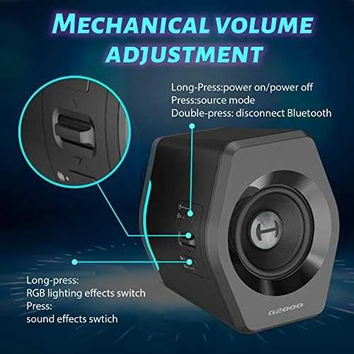 Kompiuterio kolonėlės Edifier G2000 skirtos žaidimams/Bluetooth/32W/ Juodos spalvos