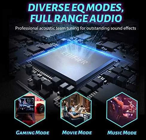 Kompiuterio kolonėlės Edifier G2000 skirtos žaidimams/Bluetooth/32W/ Juodos spalvos
