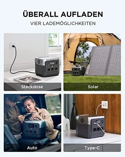 EcoFlow RIVER 2 Pro nešiojamoji elektrinė, 768Wh, 800W, 1600W