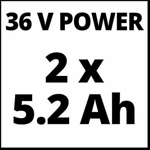 Akumuliatorinė vejapjovė Einhell RASARRO 36/42; 36 V; 2x5,2 Ah akum.