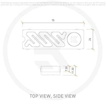 Ek Water Blocks Ek Vanduo Blocks EK Vanduo Blocks EK-Quantum Convection M.2 NVMe – sidabro spalvos