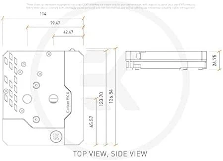 Ek Water Blocks EK vandens blokai EK-Quantum Momentum, Intel MPG Z590 Gaming Carbon - EK X Edition - Socket 1200