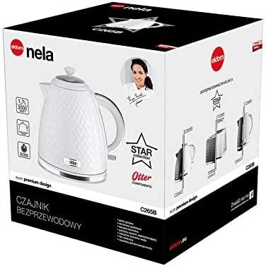 Elektrinis Virdulys - ELDOM NELA, 1,7 L, 2000 W, Juodas
