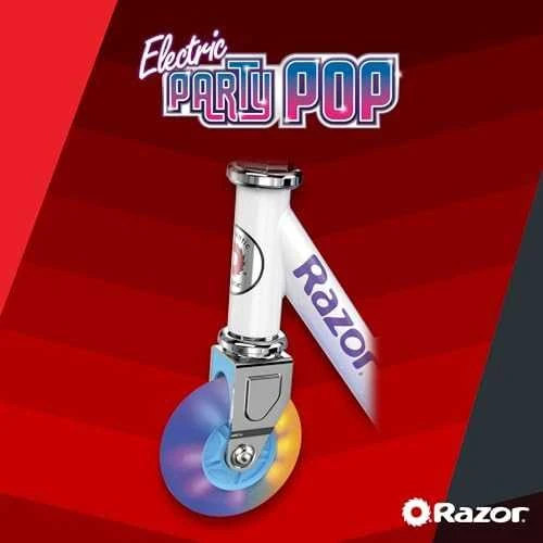 Paspirtukas Razor Party Pop Scooter, Baltas