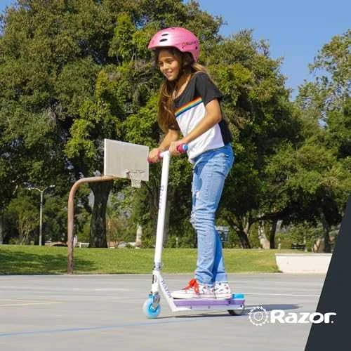 Paspirtukas Razor Party Pop Scooter, Baltas