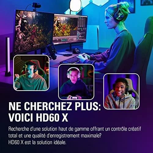 Elgato | Išorinė fiksavimo kortelė | HD60 X | N/A | N/A GB | N/A | HDMI