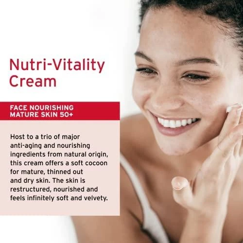 Embryolisse maitininantis-Vitality Kreminis senėjimo požymius mažinantis veido kremas, 50 ml