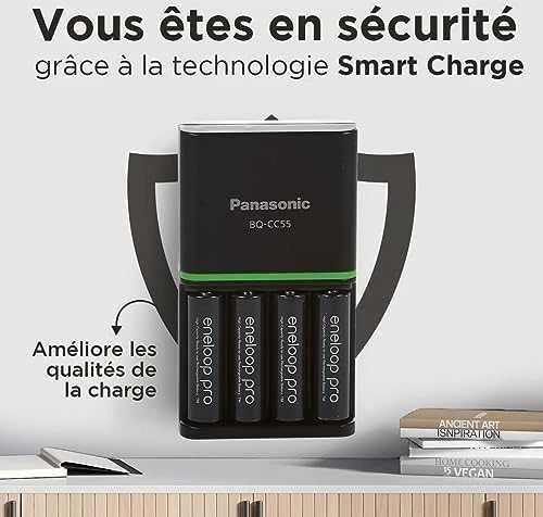 Kroviklis Panasonic ENELOOP Pro K-KJ55HCD40E, 2 val; +(4xAA)