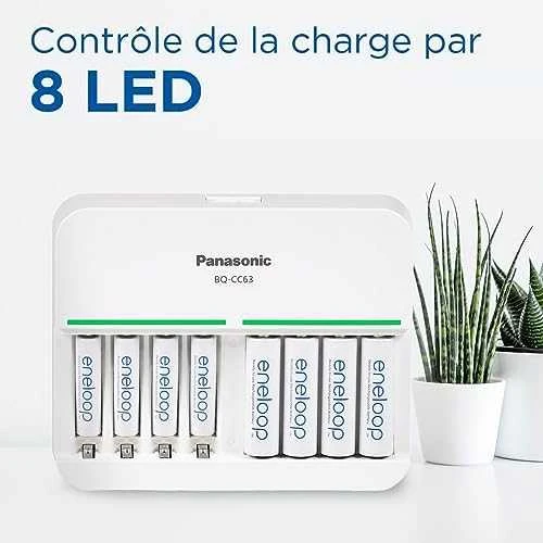 Kroviklis Panasonic ENELOOP BQ-CC63E, 5 val