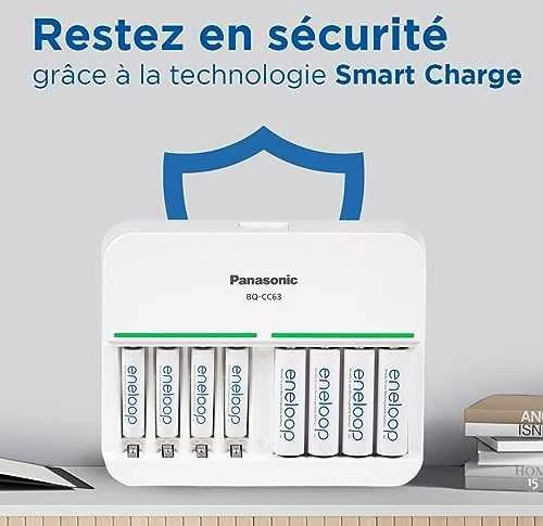 Kroviklis Panasonic ENELOOP BQ-CC63E, 5 val