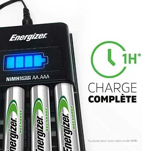 Energizer ACCU Recharge 1 Hour Baterijų įkroviklis