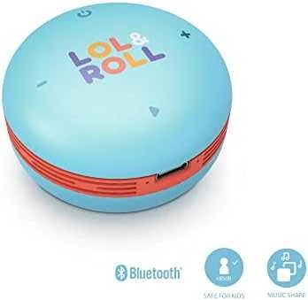 Energy Sistem Lol&Roll Pop Kids nešiojama kolonėlė, Melsvos spalvos