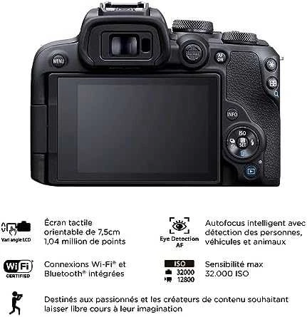„Canon“ | D.CAM EOS R10 RF-S 18-150 IS STM EU26 | 24,2 megapikselių | Vaizdo stabilizatorius | ISO jautrumas (maks.) 32000 | „Wi-Fi“ | Vaizdo įrašymas | Rankinis valdymas | CMOS | Juodas