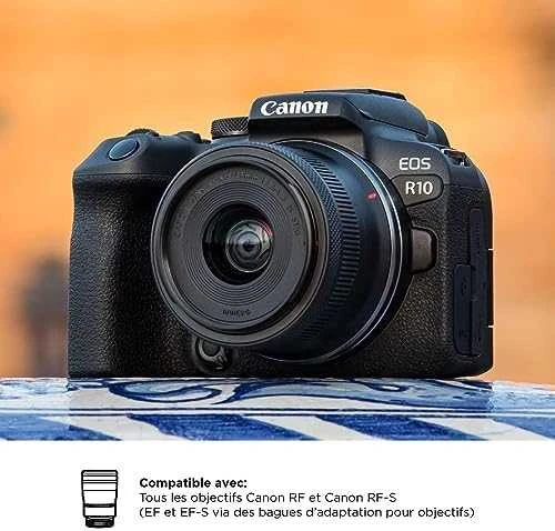„Canon EOS R10“ + RF-S 18–45 mm F4,5–6,3 IS STM (F/4,5–6,3 IS STM)