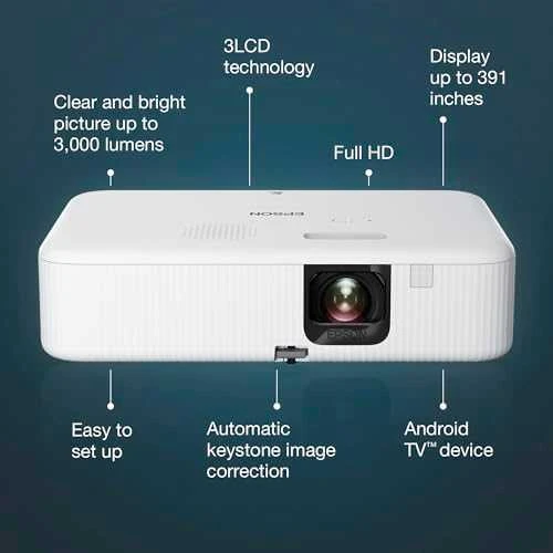 Išmanus „Full HD“ projektorius Epson CO-FH02 (V11HA85040)