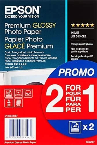 „Epson Premium“ blizgus fotopopierius | Aukščiausios kokybės blizgus fotopopierius | 255 g/m² | 100 x 150 mm | 10 x 15