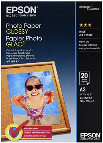 „Epson Glossy A3“ fotopopierius