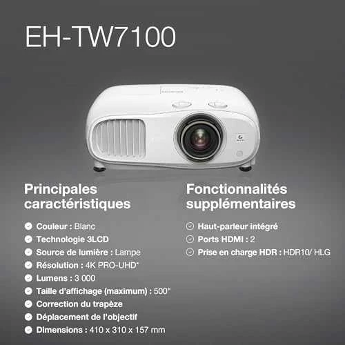 Projektorius 4K PRO-UHD Epson EH-TW7100 (V11H959040)
