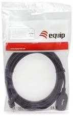 Kabelis USB Equip USB-A - USB-A 5 m Juodas (133346)