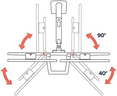 Laikiklis Ergotron HX Desk Dual Monitorius Arm (juoda)