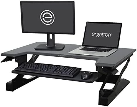 Laikiklis Ergotron WorkFit-T - Nerūdijantis plienas - Juodas - 15.9kg - 380 mm - 22.3kg - 980 x 710 x 216 mm