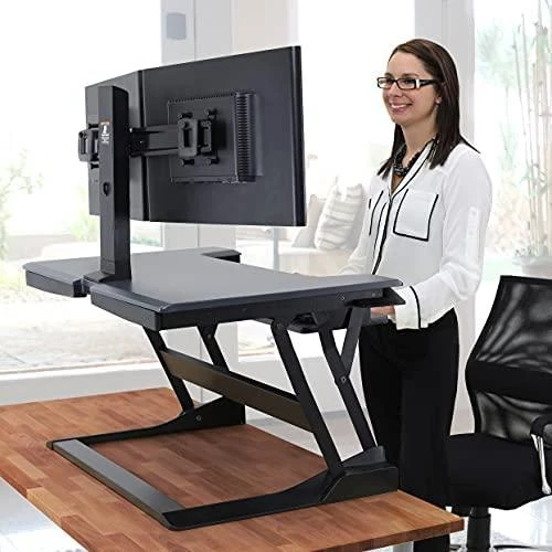 Laikiklis Ergotron WorkFit-T - Nerūdijantis plienas - Juodas - 15.9kg - 380 mm - 22.3kg - 980 x 710 x 216 mm