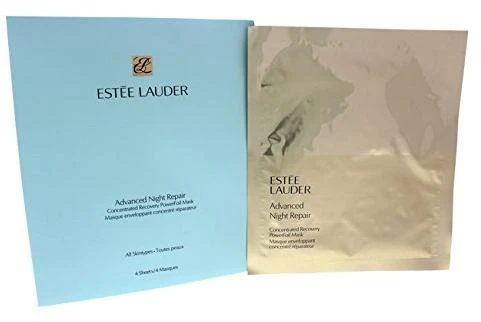 „Estee Lauder Advanced Night Repair“ atkuriamosios lakštinės veido kaukės naktinis rinkinys, 4 vnt.