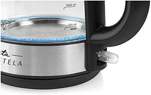 ETA | Virdulys | ETA615390000 | Standard | 2200 W | 1.7 L | Glass | 360° rotational base | Juodas/Stainless Steel
