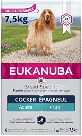 Eukanuba Adult Cocker Spaniel sausas maistas kokerspanieliams 7,5kg
