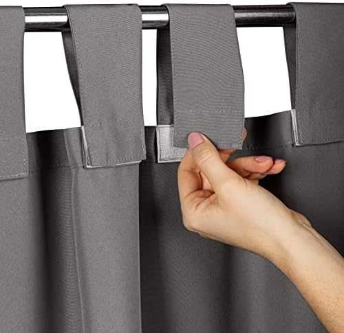 Eurofirany ZAS/GARDEN/STEEL 155X220 SZEL/VELCRO