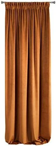 Naktinė užuolaida iš minkšto aksomo Eurofirany DIVA LINE RIA 140X270 cm, juosta/ tunelis/ kabliukai, 300g/m2