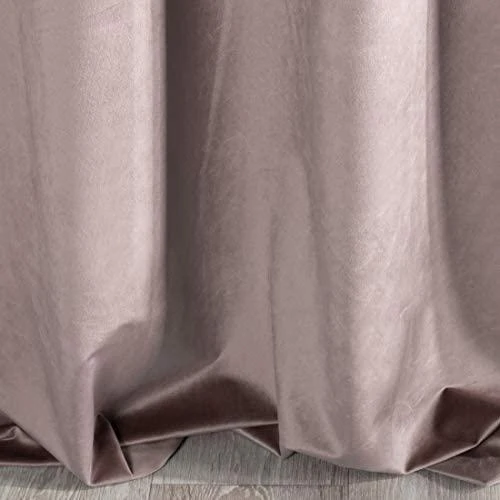 Naktinė užuolaida iš minkšto aksomo Eurofirany DIVA LINE RIA 140X270 cm, juosta/ tunelis/ kabliukai, 300g/m2, spalva: pudros