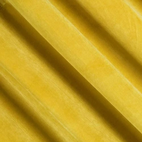Eurofirany DIVA LINE RIA Minkšto aksomo naktinė užuolaida, 140X250 cm, kilpos / žiedai, spalva: garstyčių