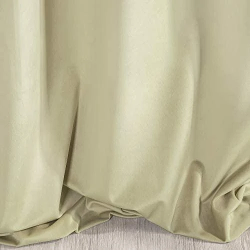 Eurofirany DIVA LINE RIA Minkšto aksomo naktinė užuolaida, 140X250 cm, kilpos / žiedai, spalva: smėlio