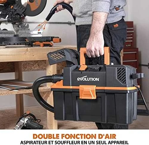Dulkių siurblys Evolution R15VAC; 1000 W; 15 l