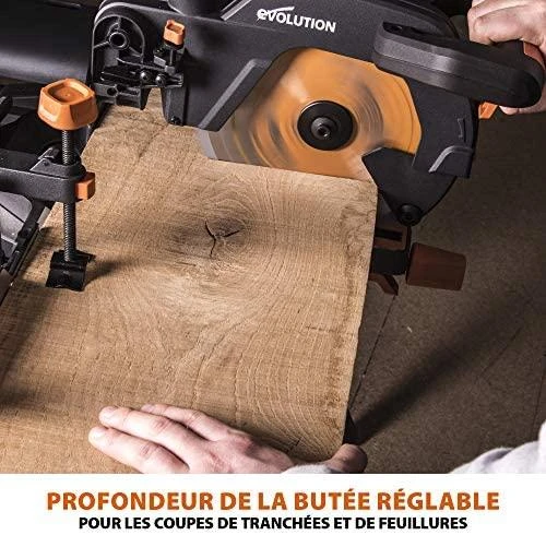 Skersinio pjovimo staklės Evolution R255SMSP; 255 mm; 2000 W