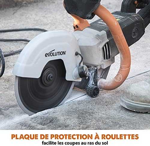 Betono pjaustyklė Evolution R230DCT; 230 mm; 2000 W