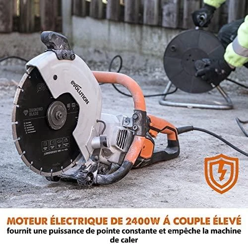 Betono pjaustyklė Evolution R300DCT; 300 mm; 2400 W
