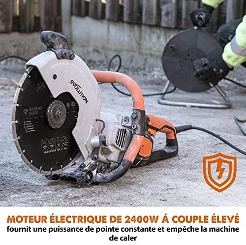Betono pjaustyklė Evolution R300DCT; 300 mm; 2400 W