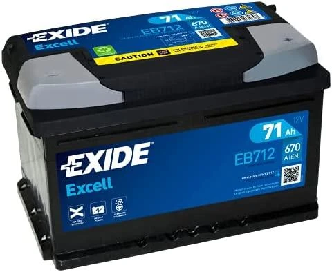 Exide EB712 akumuliatorius 71Ah su mėlyna etikete