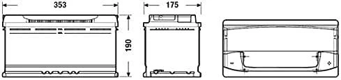 Exide Akumuliatorius 100 Ah 900 A EN 12V