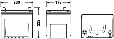 EXIDE Premium EA654 65Ah 580A (EN) 12V akumuliatorius