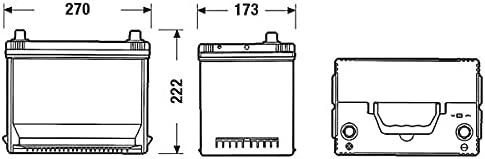 EXIDE Premium EA755 75Ah 630A (EN) 12V akumuliatorius