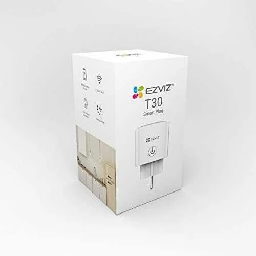EZVIZ | Išmanusis kištukas su energijos suvartojimo stebėjimo prietaisu (ES standartas) | CS-T30-10B-E | Baltas