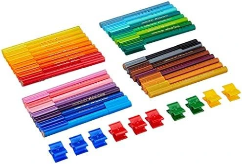 Flomasteriai Faber-Castell CONNECTOR Truck, 33 spalvos