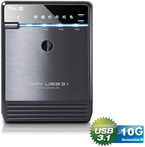 Fantec QB-35U31 4x3,5 USB 3.1