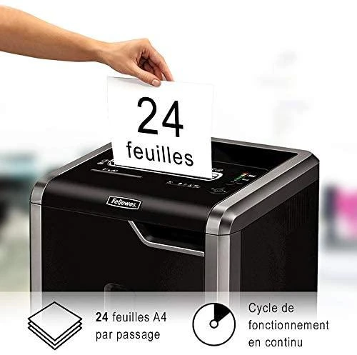 Fellowes 225i dokumentų smulkintuvas naudojimo metu