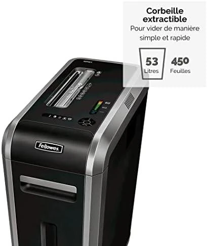 Fellowes Cross-Cut 125Ci popieriaus smulkinimas, kompaktinių diskų smulkinimas, kreditinių kortelių smulkinimas, tradicinis
